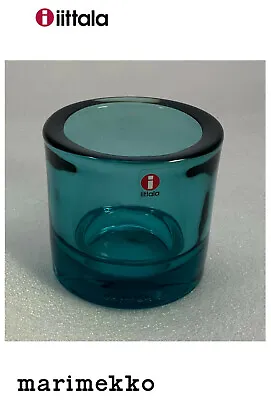 Iittala KIVI Sea Blue Marimekko Votive 80mm Candle Holder Discontinued Size • $56.90