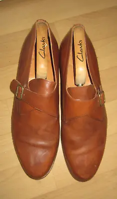 POLO RALPH LAUREN Brown Monk Strap Shoes USA 13/ EU 47/UK 12.5 • £72