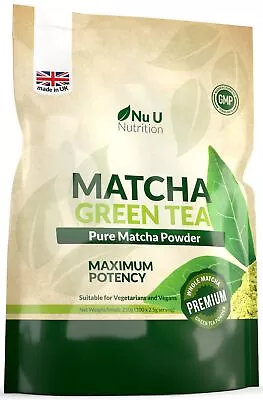 Matcha Green Tea Powder Premium Grade 250g Double Size Pouch UK Manufactured • £17.97