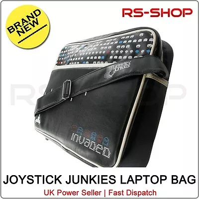 10 -13.5  Black Shower Proof Laptop Case Notebook Bag Joystick Junkies-Invaders • £27.33