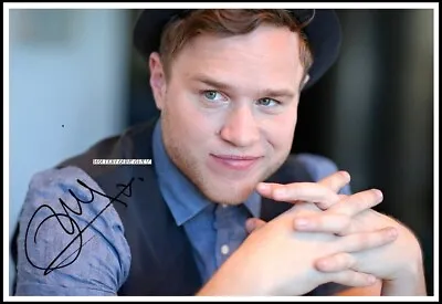 Olly Murs Autographed Cotton Canvas Image. Limited Edition (OM-31) • £9.59