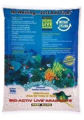 Natures Ocean Live Aragonite Sand Reef Coral Fish Tank Natural Samoa Pink Marine • £20.40