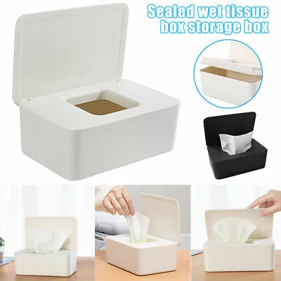 £5.53 • Buy Tissue Box Holder Wet Wipes Dispenser Paper Storage Case With Lid Dustproof UK