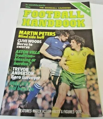 £1.50 • Buy Football Handbook 'Marshall Cavendish' Issue Part 36