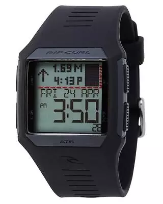 Rip Curl RIFLES DIGITAL TIDE WATCH Mens Surf Watch New - A1119 Black • $242.99