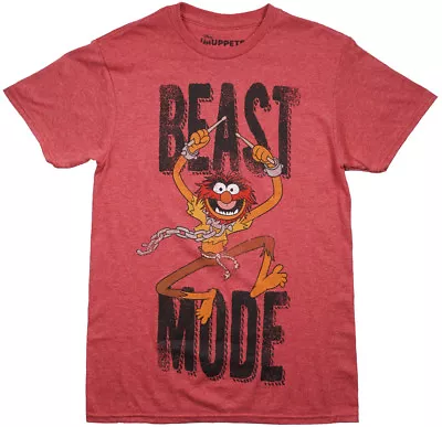 New Mens 2x  Muppets TV Show - ANIMAL - Beast Mode T-Shirt Funny Character XXL • $9.99