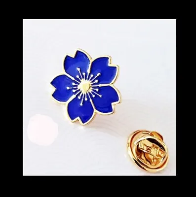 NEW Forget Me Not Masonic Flower Freemason Lapel Pin - Tie Tac • $9.89