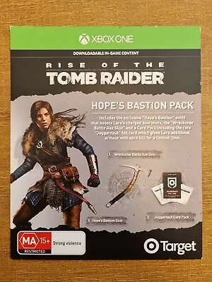 XBOX ONE Rise Of The Tomb Raider - DOWNLOADABLE CONTENT Hope's Bastion Pack  • $1.10