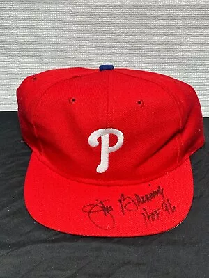 Jim Bunning Signed Phillies Baseball Cap  HOF 96  - Beckett • $7.50