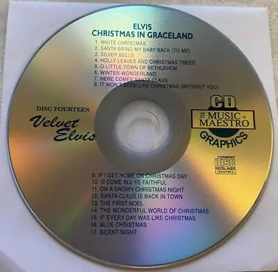 Elvis Presley Karaoke Cdg Christmas In Graceland Vol 14 Music Collection Cd+g . • $11.91