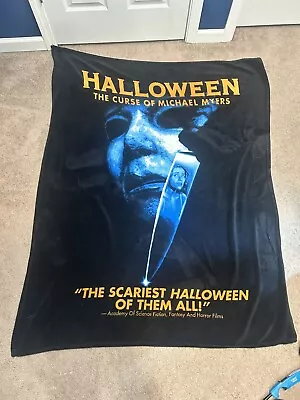 Halloween The Curse Of Michael Myers Plush Fleece Throw Blanket 50x60 Horror  • $25