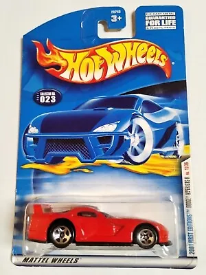 Hot Wheels Dodge Viper GTS-R 2001 First Edition Series 11/36 #023 H18 • $10.66