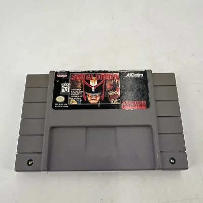 Judge Dredd Super Nintendo Authentic TESTED Cartridge ONLY • $9.95