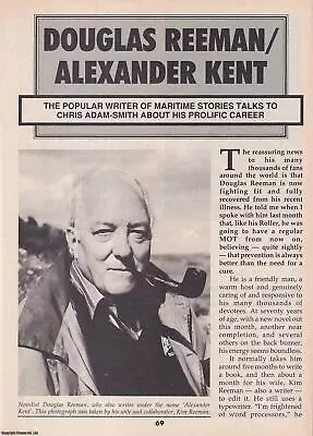 Douglas Reeman - Alexander Kent : The Popular Writer Of Maritime Stories. This I • £11.49