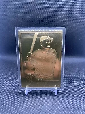 1996 BABE RUTH New York Yankees 22k GOLD PLATED SEALED CARD #30 By CMG IND • $10.50