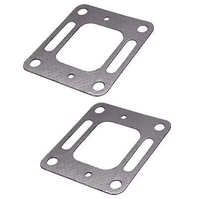 2 Gasket Exhaust Manifold Restrictor Elbow Mercruiser 4  Repl 18-0897 27-863724 • $9.50