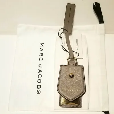 Marc Jacobs Leather Grey Gold Tote/Luggage Tag • $30