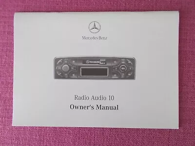 Mercedes-benz Audio 10 Handbook Class A B C E M S Sl Slk Vito Vaneo (acq 5848) • $8.69