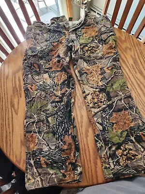  Cabelas Pants Mens 38 Brown Mossy Oak Break Up Camo Pocket Hunting W/small Tear • $17.50