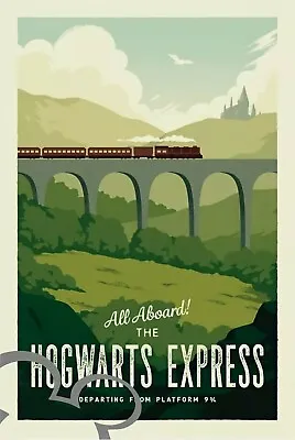 £3.70 • Buy Harry Potter Hogwarts Express A4 Art Print, Photo, Picture, Gift, Christmas