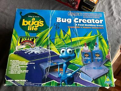 Vintage A Bugs Life Creepy Crawlers Bug Creator Disney Pixar Used 2 Molds 1998 • $29.99