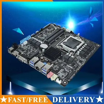 B250 Mini ITX Motherboard 1000Mbps LAN LGA1151 Dual Channel DDR3 1600 MHz 16GB A • $95.04