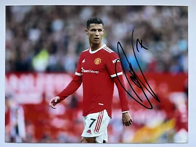 Cristiano Ronaldo Hand Signed 8x6 Gloss Photo WCOA Manchester United Football • $31.10