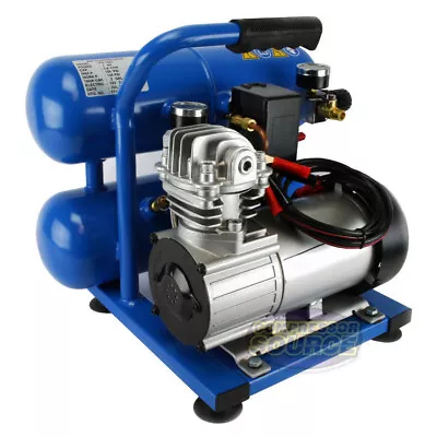 Puma Twin Tank 12 Volt 2 Gallon Oil-Less Air Compressor • $399.95