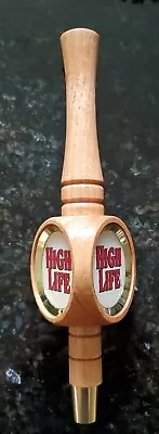 Miller High Life Wooden Beer Ale Tap Draft Handle Bar Pub • $28.99