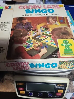 VINTAGE Candy Land Bingo Milton Bradley 1984 Color Matching Game Read Descriptio • $12.50