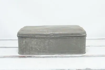 Antique . Vintage Tin Bread Box  Marked  K  Victorian Counter Cake Box Bread Pas • $68