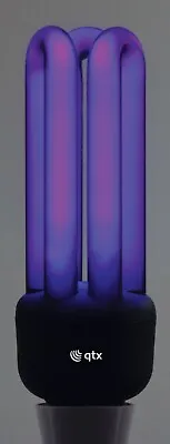 £11.99 • Buy QTX 20W Bayonet Black Light UV Ultra Violet Low Energy Saving Light Lamp Bulb