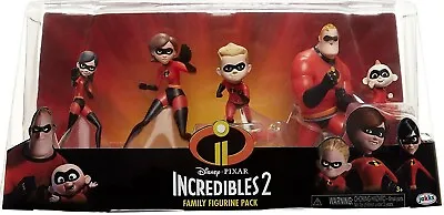 Disney Pixar Incredibles 2 Family Figurine Pack Play Set  • $9.98