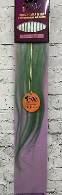 I-tip 18  #Green Extensions Straight Human Hair Eve New 10 Pc • $10.99