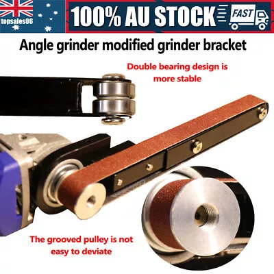 Angle Grinder Modified Sand Belt Machine Woodworking Tool For Model 100 115 125 • $19.99