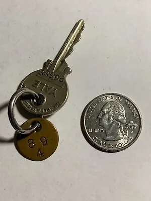 Vintage Safe Deposit Key Yale # 89 4 • $9.99