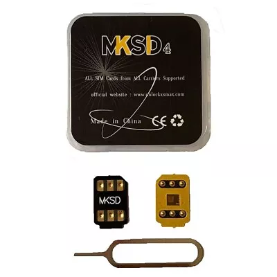 MKSD LOT V1.5 Unlock Card 2024 RSIM Chip Service IPhone 15 14 13 12 11 X 8 7 6 • $700