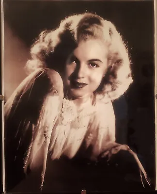 VTG Feb 1948 Marilyn Monroe SIGNED Photo Salinas CA Carlyle's Jewelers 8x10 Copy • £0.80