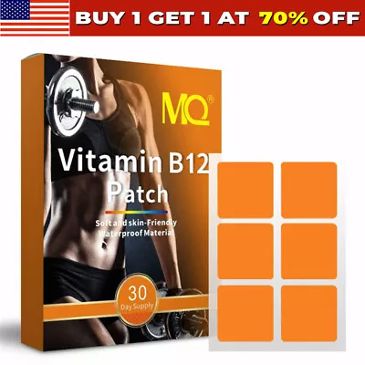 Vitamin B12 Energy Patches Enhance Focus Memory And Energy • $8.99