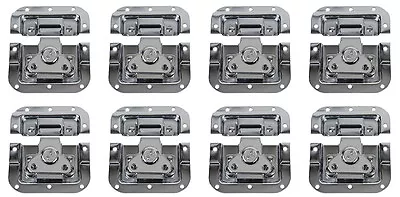 8 X DAP Butterfly Lock Large Metal Silver Flightcase Hardware Catch Recessed • £51