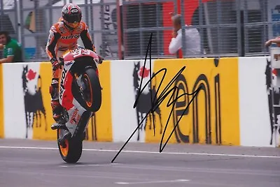 Marc Marquez Hand Signed 12x8 Photo MotoGP Autograph Repsol Honda 3 • $124.41