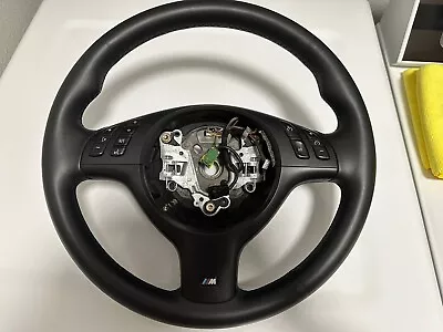 OEM Refinished E39 M5/E46 M3 Steering Wheel With All Accessories/Turn Signals • $300
