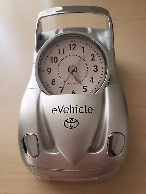 Toyota Promotional Car Shaped Desk Clock. (eVehicle) NEW & VERY RARE  • $8