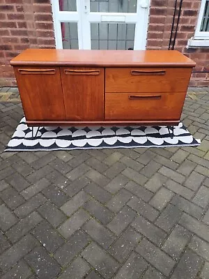 Vintage Mid Century Meredew Teak Sideboard Cabinet Hairpin Legs Can Deliver • £225