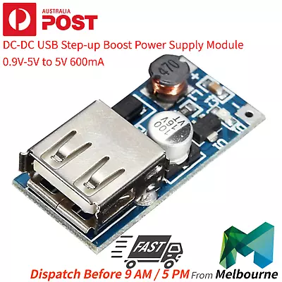 $6.99 • Buy DC-DC USB Step-up Boost Power Supply Module 0.9V-5V To 5V 600mA AU Stock
