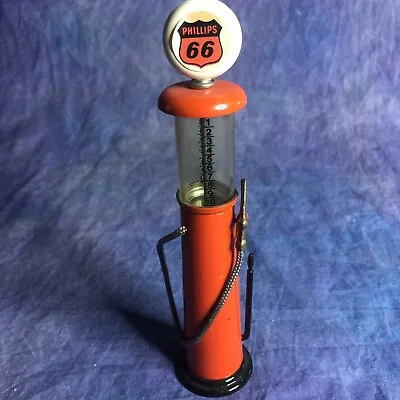 Roy Elder Phillips 66 Orange/Red Visible Gas Pump Vintage Miniature • $24.99