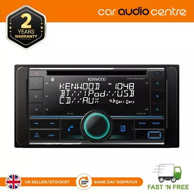 Kenwood DPX-5200BT CD MP3 Bluetooth Car Stereo USB Aux IPhone Android Spotify • £159.74