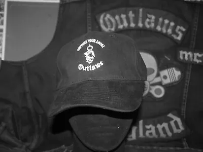 Support Your Local Outlaws Mc Baseball Cap Hat Official Support SYLO 1%er Biker • £25