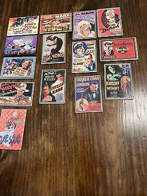 Lot Of 14 Retro Vintage Classic Movie Poster Magnets 90s • $24
