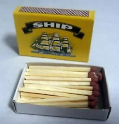 5 Boxes Of Ship Safety Matches Approx 38pcs Per Box BBQ Candles Camping Cooking • £2.99